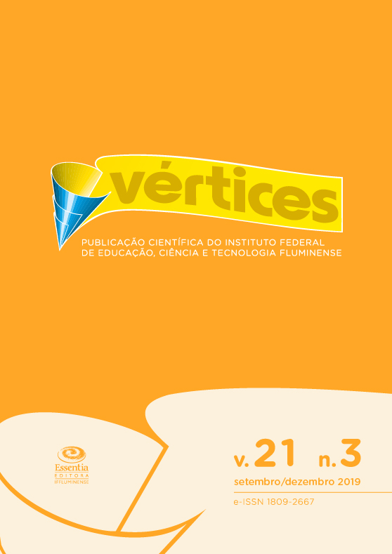 Vértices volume 21 número 3 setembro/dezembro 2019 e-issn 1809-2667